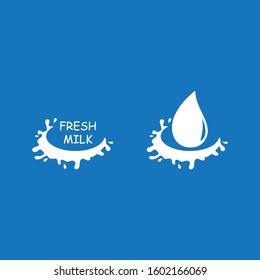 Milk Splash illustration vector template