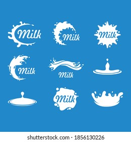 Milk Splash illustration vector template