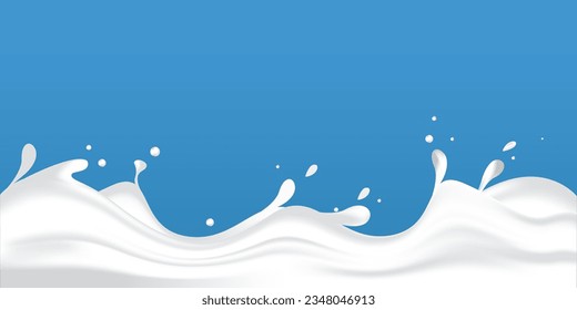 Milk splash realistic texture. natural dairy products, splashed yogurt or cream. background