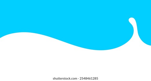 milk splash, milk simple shape for banner background, milk waves, milk splashes for advertising dairy products