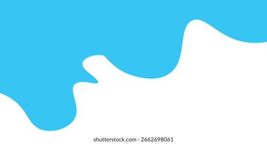 Milchspritzer, Milch einfache Form für Banner Hintergrund, Milchwellen, Milchspritzer für die Werbung Milchprodukte