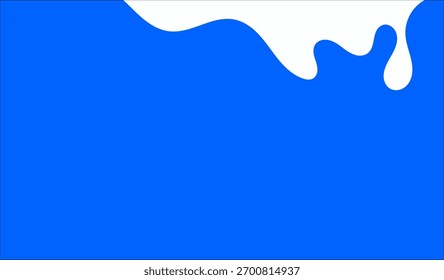 Salpicaduras de leche, forma simple de leche para el fondo del Anuncio, olas de leche, salpicaduras de leche para la publicidad de productos lácteos