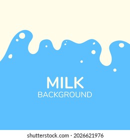 Milk splash vector background. Abstract liquid waves illustration.