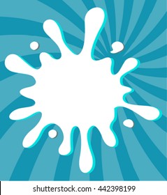 Milk splash vector . Vector illustration