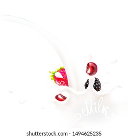 milk splash vector illustration drop