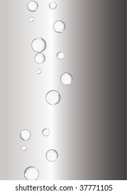 Milk and steel bubbles