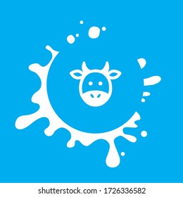 Milk Store Logo or Symbol Template Design