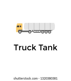 Milk tank flat icon design 