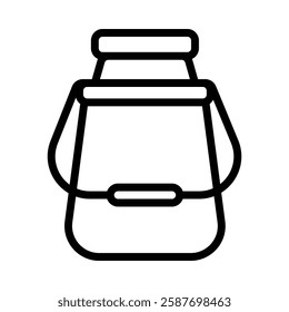 Milk Tank icon illustration in line style. Perfect for website mobile app presentation. Suitable for any user interface and user experience