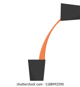 milk tea vector. free space for text. wallpaper.