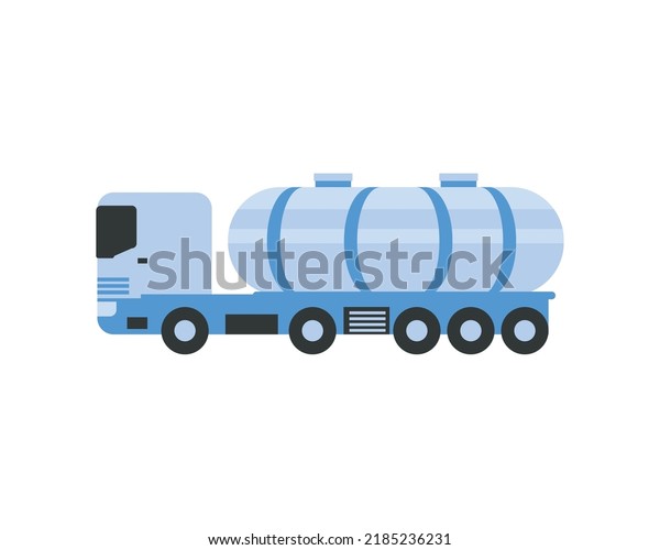 milk truck\
transport industry icon\
isolated