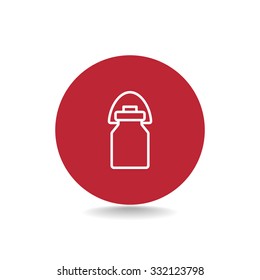milk urn, milk jug icon