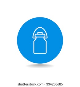 milk urn, milk jug icon