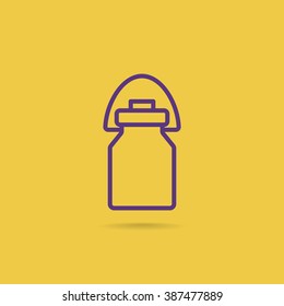 milk urn, milk jug icon