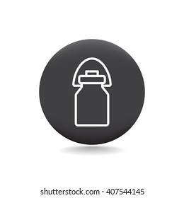 milk urn, milk jug icon