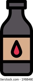 Milchvektorfarben-Symbol