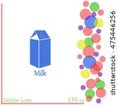 Milk vector icon
