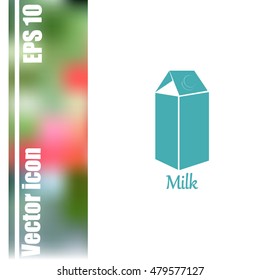 Milk vector icon