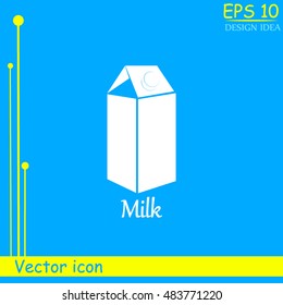 Milk vector icon