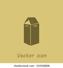Milk vector icon