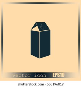 Milk vector icon