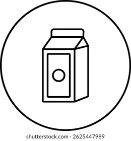 Vector de leche. Se puede utilizar para aplicaciones de impresión, móviles y de Web.