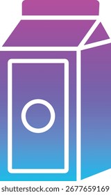 Ícone do vetor de leite. Pode ser usado para impressão, aplicativos móveis e da Web.