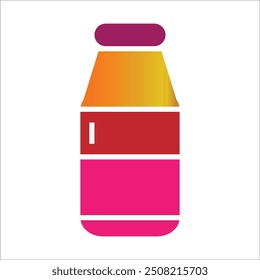 milk vector icon line template