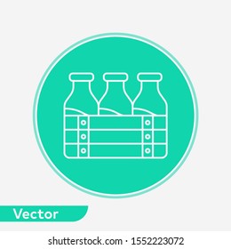 Milk vector icon sign symbol