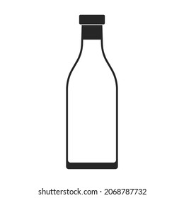 Milk vector icon.Black vector icon isolated on white background milk.