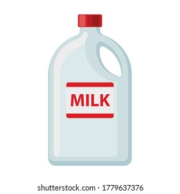Milk vector icon.Cartoon vector icon isolated on white background milk.