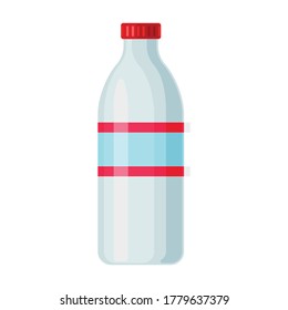 Milk Vektorsymbol.Cartoon Vektorsymbol einzeln auf weißer Hintergrund-Milch.