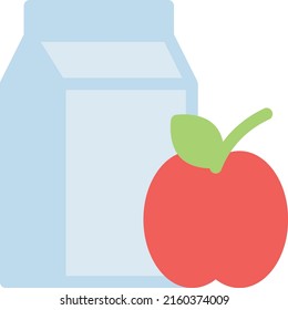 milk   Vector illustration on a transparent background. Premium quality symmbols. Line Color vector icons for concept and graphic design. 
