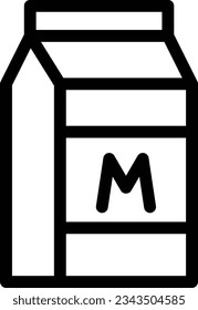 milk Vector illustration on a transparent background.Premium quality symmbols.Stroke vector icon for concept and graphic design.