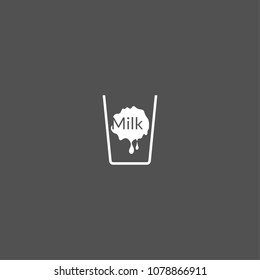 Milk Vector Template Design Illustration