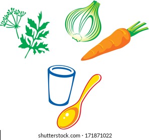 milk and vegetables 