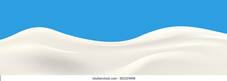 Milk Wave Vector Illustration