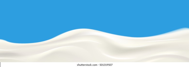 Milk Wave Vector Illustration