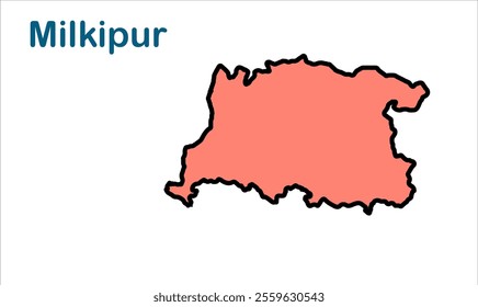 Milkipur subdivision map, Faizabad District, Uttar Pradesh State, Republic of India, Government of  Uttar Pradesh, Indian territory, Eastern India, politics, village, tourism