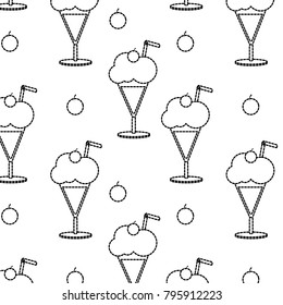 Milkshake background design