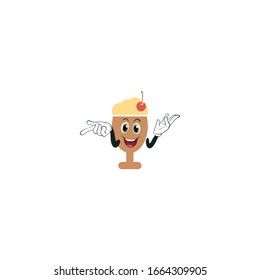 milkshake cartoon characters design with expression. you can use for stickers, pins, mascot or patches