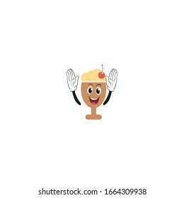 milkshake cartoon characters design with expression. you can use for stickers, pins, mascot or patches