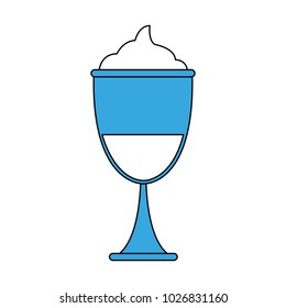 Milkshake cup symbol
