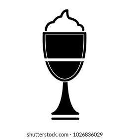 Milkshake cup symbol