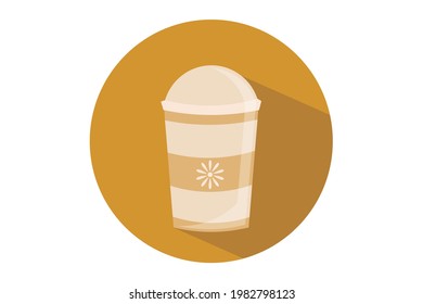Milkshake Design with Flower Cup