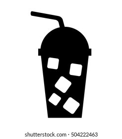 milkshake drink isolated icon vector illustration design