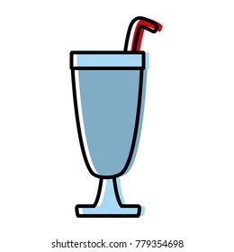 Milkshake ice cream drink