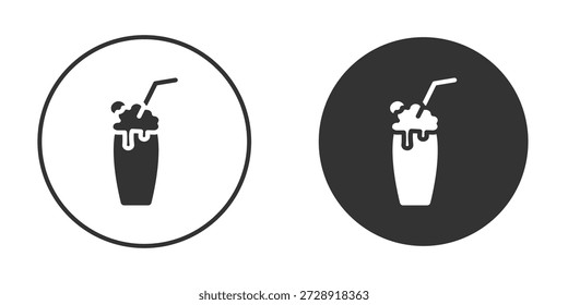 Ícone de milkshake clipart projetos de vetor para projetos gráficos