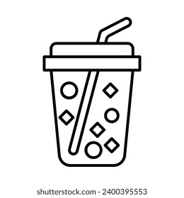 Milkshake Icon Design For Personal And Commercial Use
