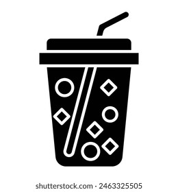 Milkshake Icon Design For Personal And Commercial Use